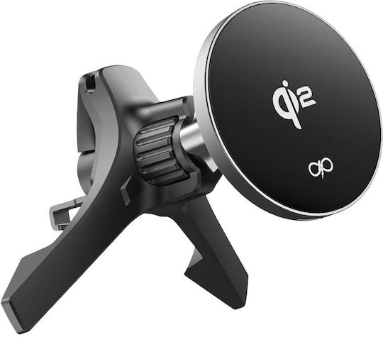Force Power MagSafe Qi2 15W Auto Lüftung Halterung Kabelloses Aufladen Schwarz