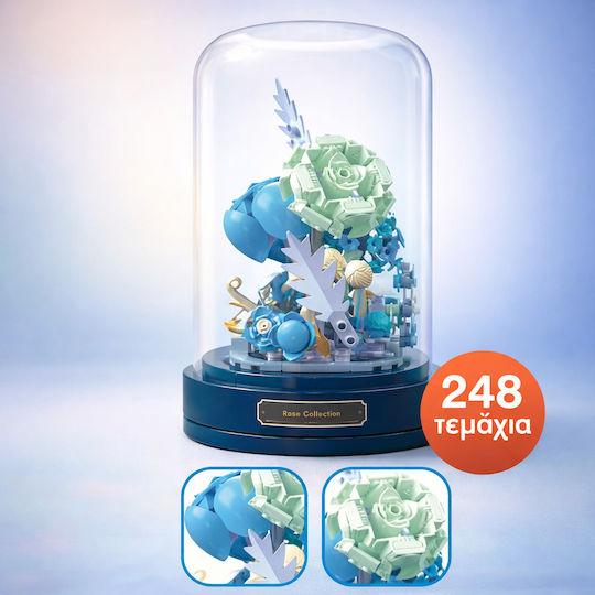 ToyMarkt Building Blocks Blue Flower for 3+ Years 248 Pieces