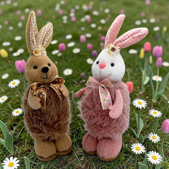 Pink Easter Rabbit Plush Base 37cm 3pieces