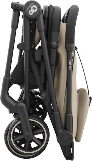 Kinderkraft Nebo Pushchair Suitable for Newborn Soft Beige