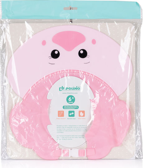 Chipolino Protective Bath Hat Pink 1pcs
