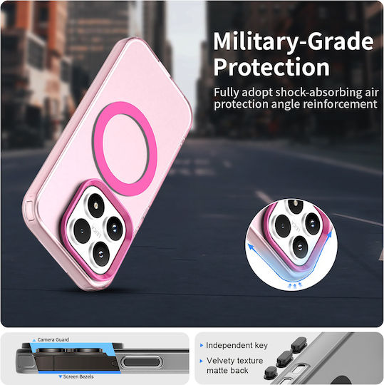 Techsuit Candycase Rückseite Kunststoff / Silikon Rosa (Xiaomi 17)