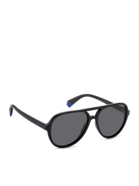 Polaroid Aviator Kids Sunglasses with Polarized Lenses Black