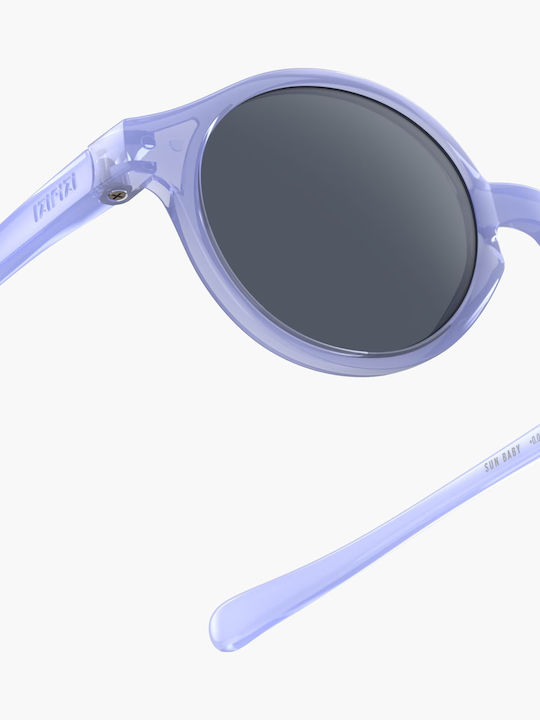 Izipizi Round Baby Kids Sunglasses with Polarized Lens Purple for 0-3 Years