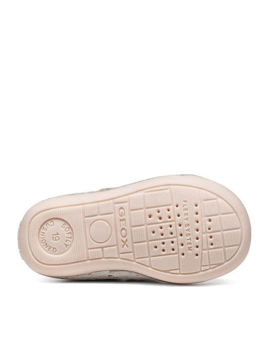 Tutim Παιδικά Sneakers Ανατομικά με Σκρατς Ασημί