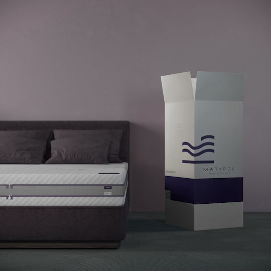 Mat&Pil Mat2flip Double Orthopedic Mattress Memory Foam Foam 150x200cm SM2F150