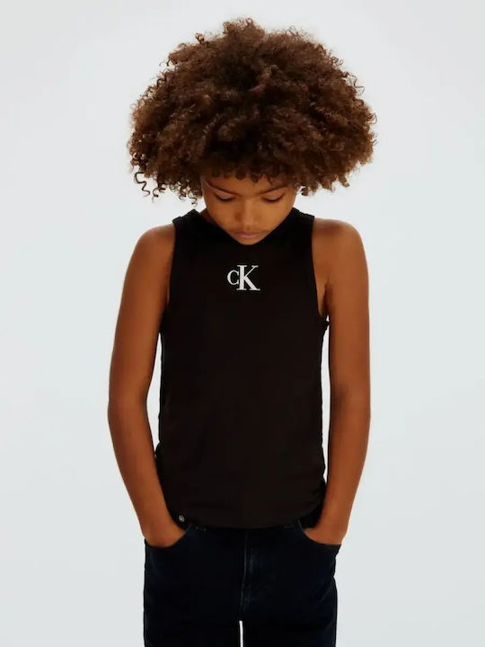 Kids Top Sleeveless Black