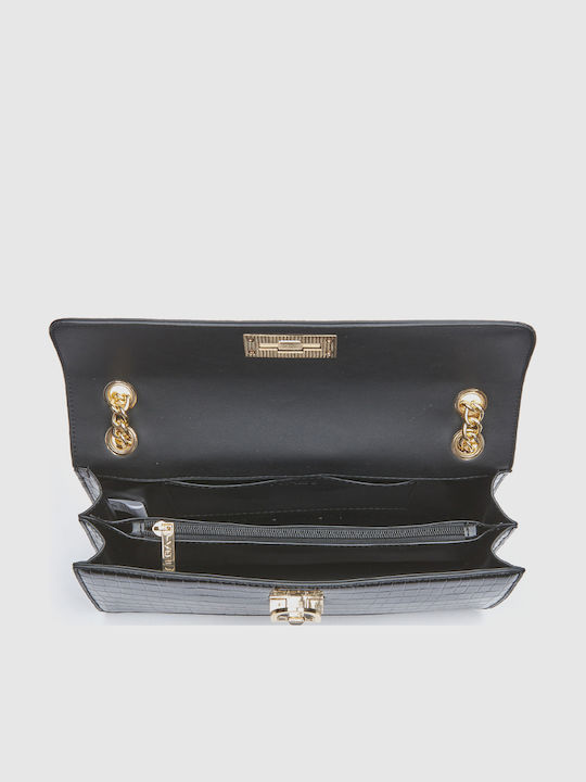 Women's Black Flap Bag
