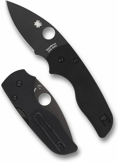 Spyderco Native Μαχαίρι Μαύρο σε Θήκη