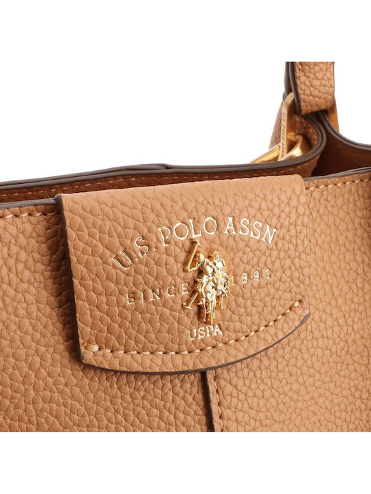 Women's Shoulder Shopper Bag Beige