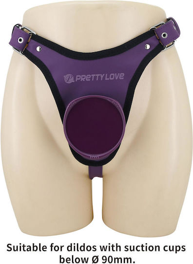 Pretty Love Caldric Iii Purple Universal Harness Briefs