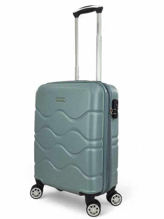 Greenwich Polo Club Cabin Hard Gray Suitcase with 4 Wheels Height 55cm