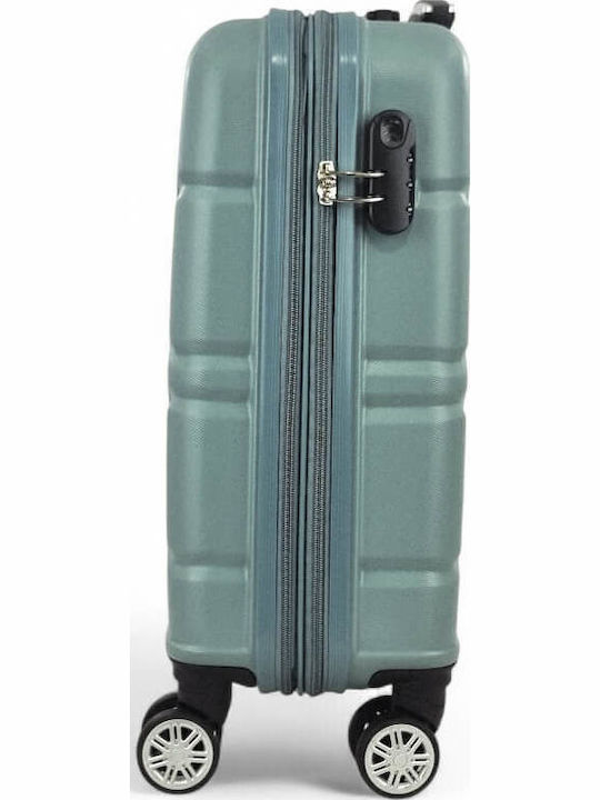 Greenwich Polo Club Cabin Hard Gray Suitcase with 4 Wheels Height 55cm