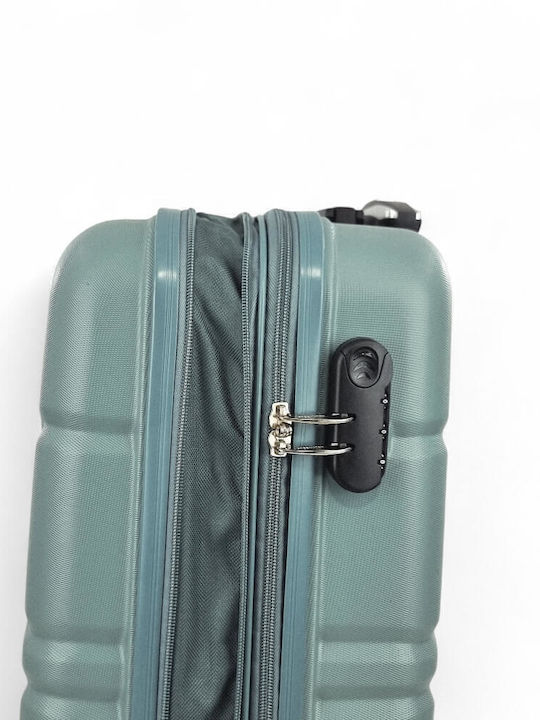 Greenwich Polo Club Cabin Hard Gray Suitcase with 4 Wheels Height 55cm