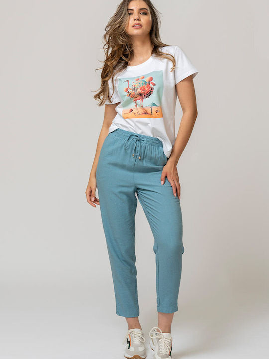 Tricou Damă Alb