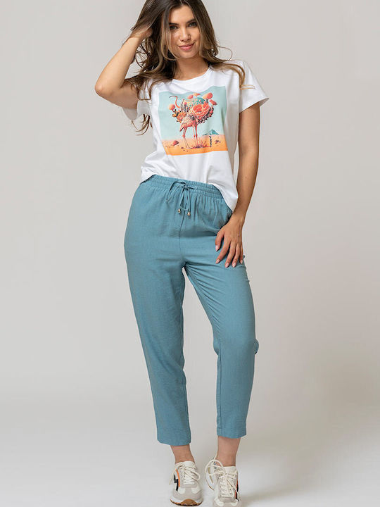 Tricou Damă Alb