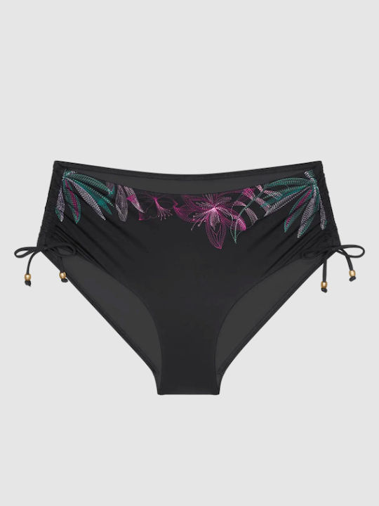 Sommer Bikinihosen Slip Schwarz