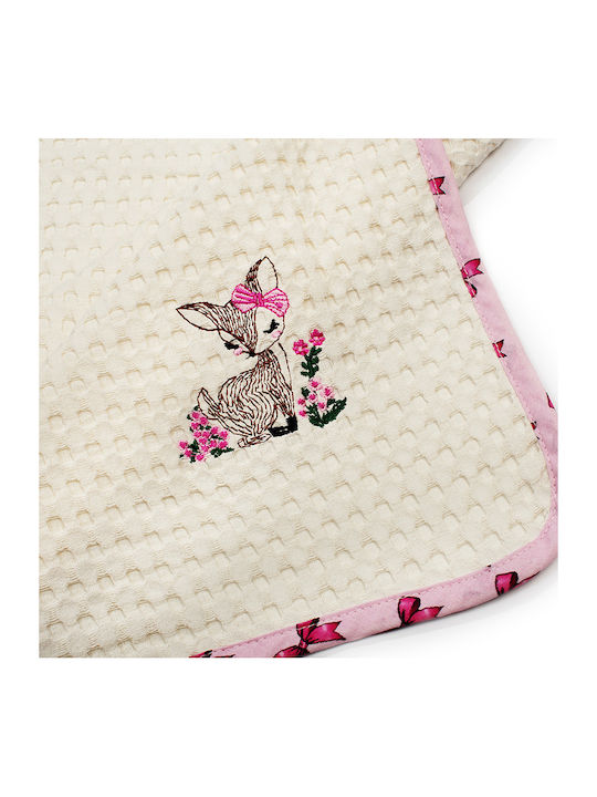 Dimcol Cot Blanket Deer 100x160cm