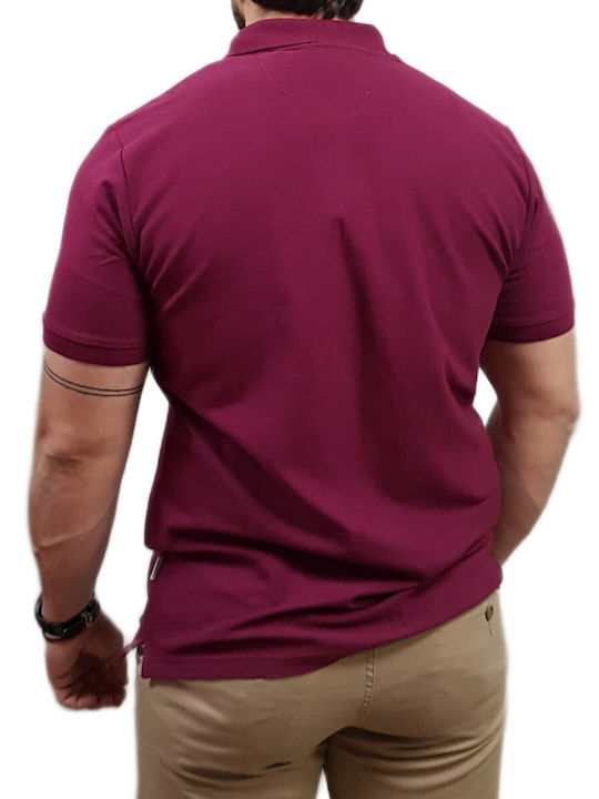 Rebase Polo Bluza Magenta