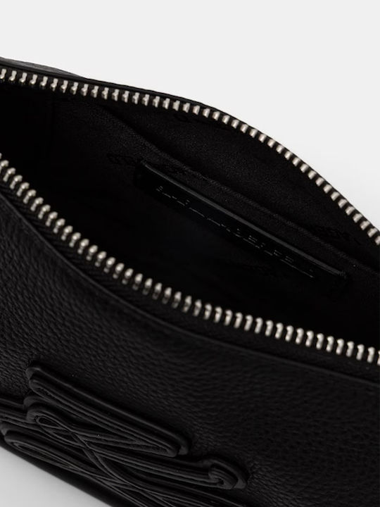 Leather Women's Crossbody Bag Black