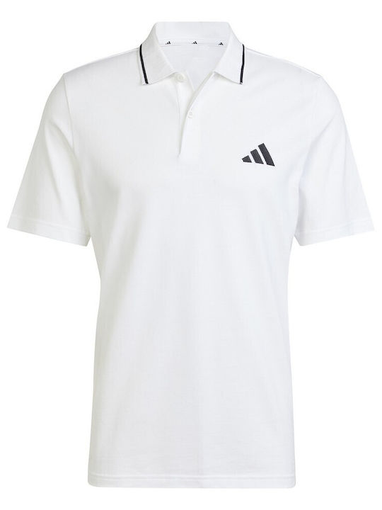adidas Essentials JE9020 Ανδρική Μπλούζα Λευκή