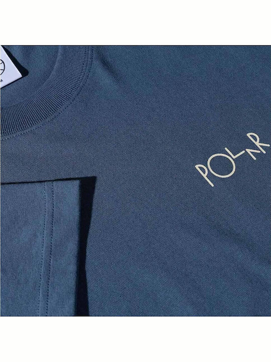 Herrenblusen Kurzarm T-Shirt Grau Blau