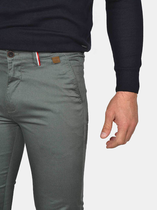 Herrenhose Chino Elastisch Khaki