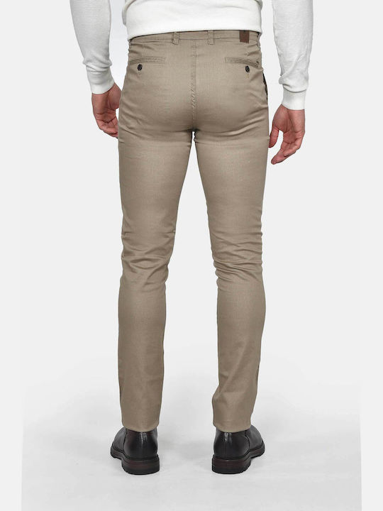 Herrenhose Chino Elastisch Khaki