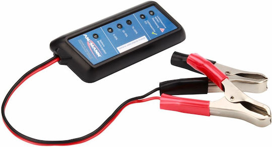 Ansmann Car Power Check Digital Battery Tester with Crocodile Clips