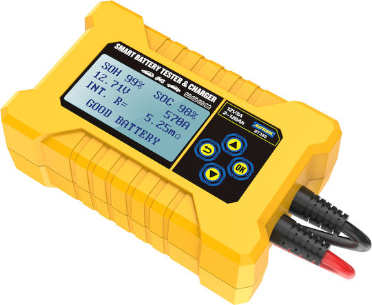 Autool ΒΤ-380 Digitale Batterietester mit Krokodilklemmen 12V