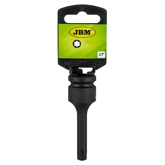 JBM Bit-Stecknuss Pneumatisch mit Torx-Bit und Antriebsvierkant 1/2'' Größe T60 1Stück