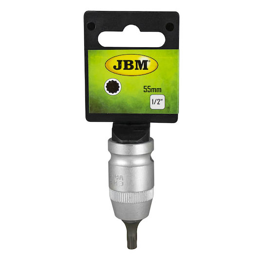 JBM Битов ключ с Spline връх и Квадратно Гнездо 1/2'' 1бр