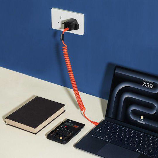 Native Union USB 2.0 Cable USB-C male - USB-C 60W PD Μπλε 2.4m