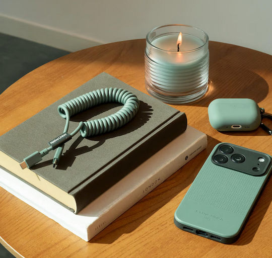 Native Union USB 2.0 Cable USB-C male - USB-C 60W PD Μπλε 2.4m