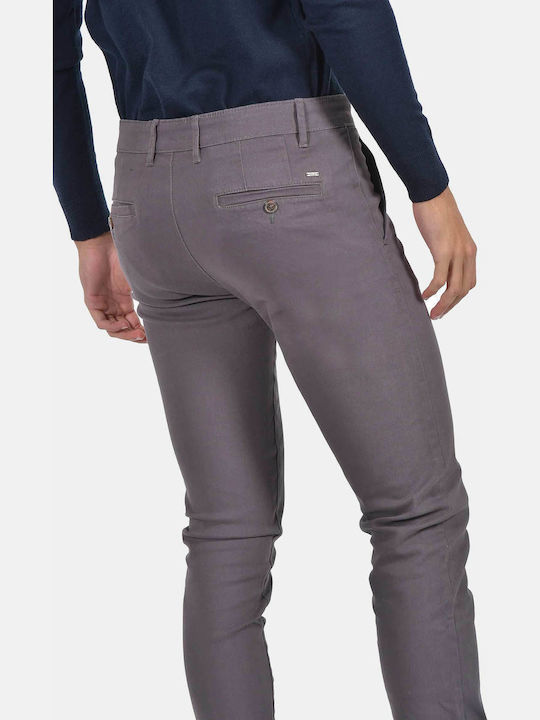 Men's Trousers Chinos Elastic Regular Fit Grey