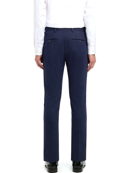 Selected Selected Herrenhosen Elastisches Blau Slim Passform