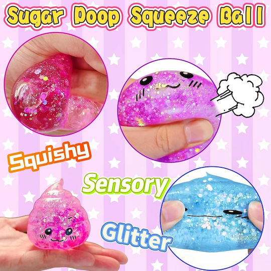 Μπάλα Antistress Klostermann Glitter Happy Poo