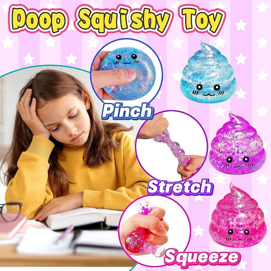 Μπάλα Antistress Klostermann Glitter Happy Poo