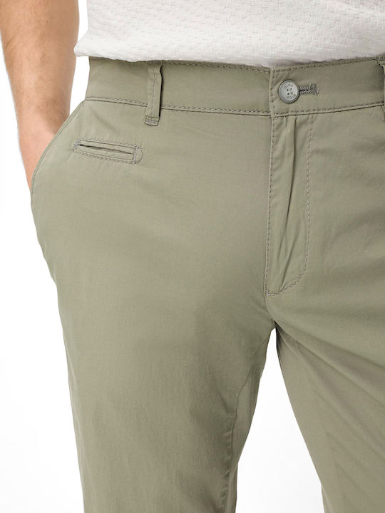 Παντελόνι Chino Ελαστικό σε Ίσια Γραμμή Khaki