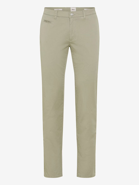 Παντελόνι Chino Ελαστικό σε Ίσια Γραμμή Khaki