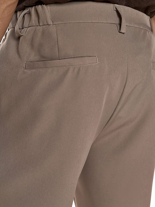 Elastic Gray Men's Trousers