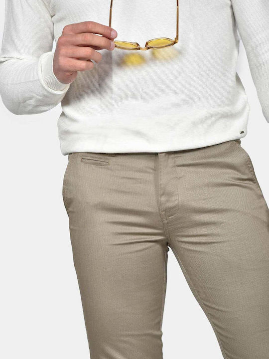 Men's Trousers Chinos Elastic Grey