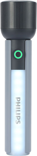 Philips Акумулаторен Фенер LED IP44 с Максимална Яркост 400lm 2000mAh