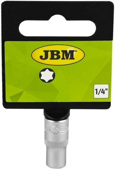 JBM Căpăcel Torx cu Patrat de Prindere 1/4" Dimensiune E6 1buc