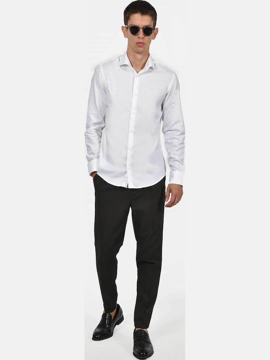 Long Sleeve Shirt in Regular Fit White