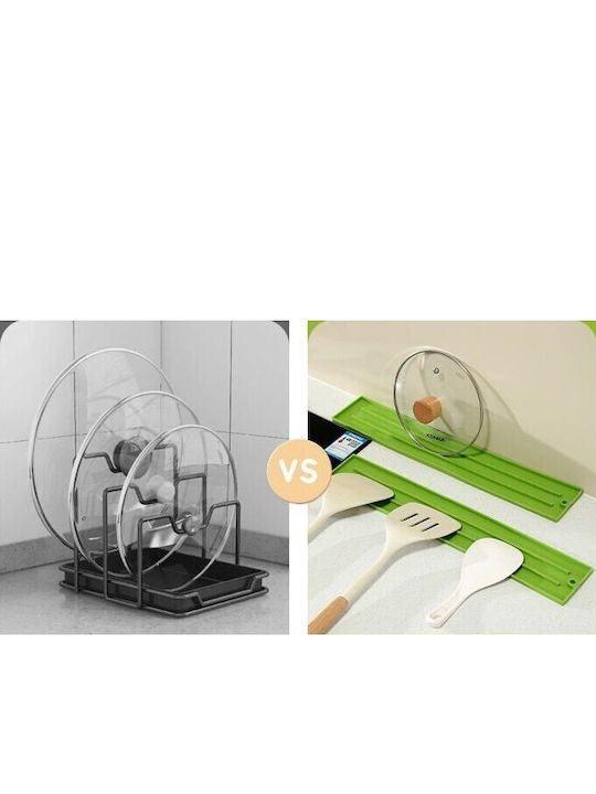 Alista Home Suprafață De Uscare Din Silicon Verde 30x8cm