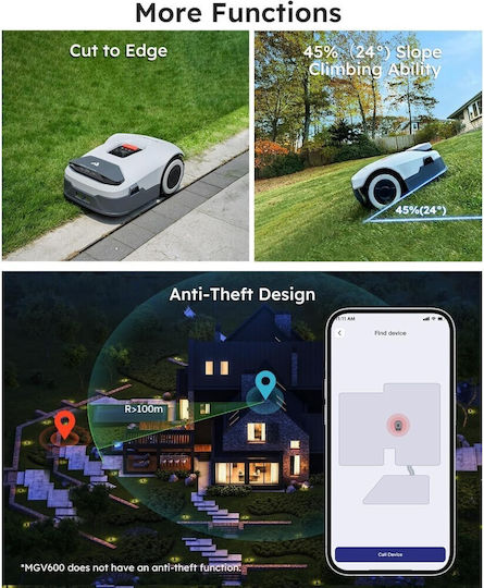 Anthbot Ρομποτική Μηχανή Γκαζόν 4Ah