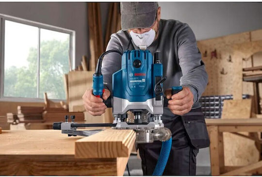 Bosch PRO GOF 20-12 Plunge Router 2000W with Speed Setting and with Dust Suction System