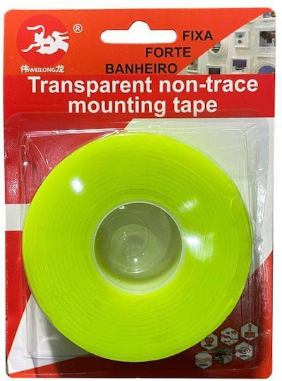Transparent Non-Trace Mounting Tape Transparent Adhesive Tape Yellow