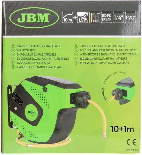 JBM 53882 Air Hose 11m With Reel